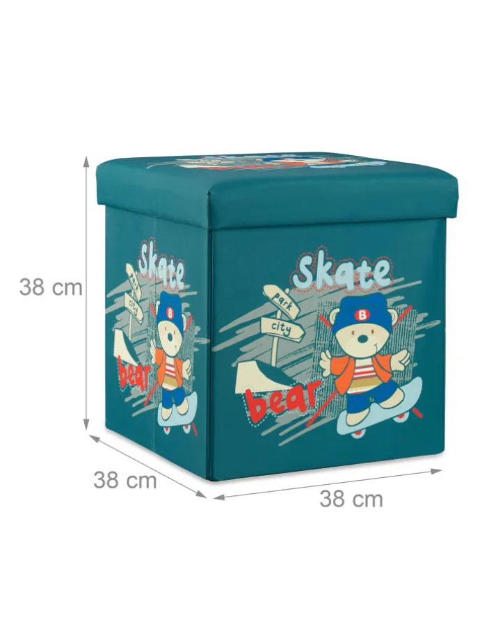 Sitzhocker Kinder Bär - (B)38 x (H)38 x (T)38 cm