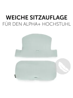 Sitzkissen / Hochstuhlauflage für Alpha Hochstuhl in gruen