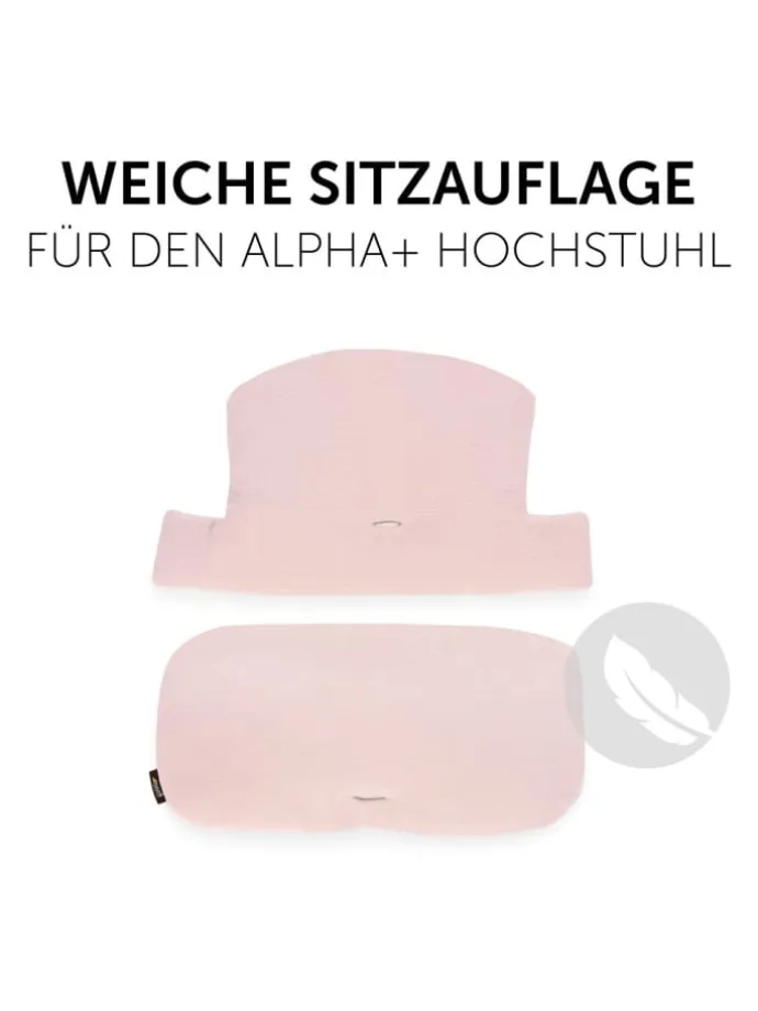 Sitzkissen / Hochstuhlauflage für Alpha Hochstuhl in rosa