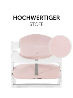 Sitzkissen / Hochstuhlauflage für Alpha Hochstuhl in rosa