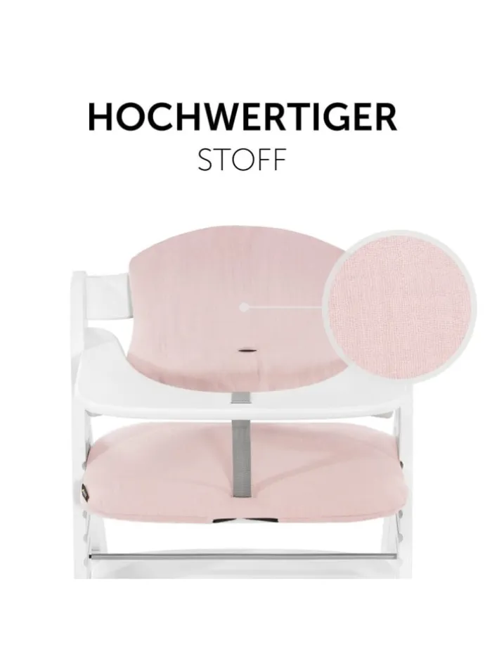 Sitzkissen / Hochstuhlauflage für Alpha Hochstuhl in rosa