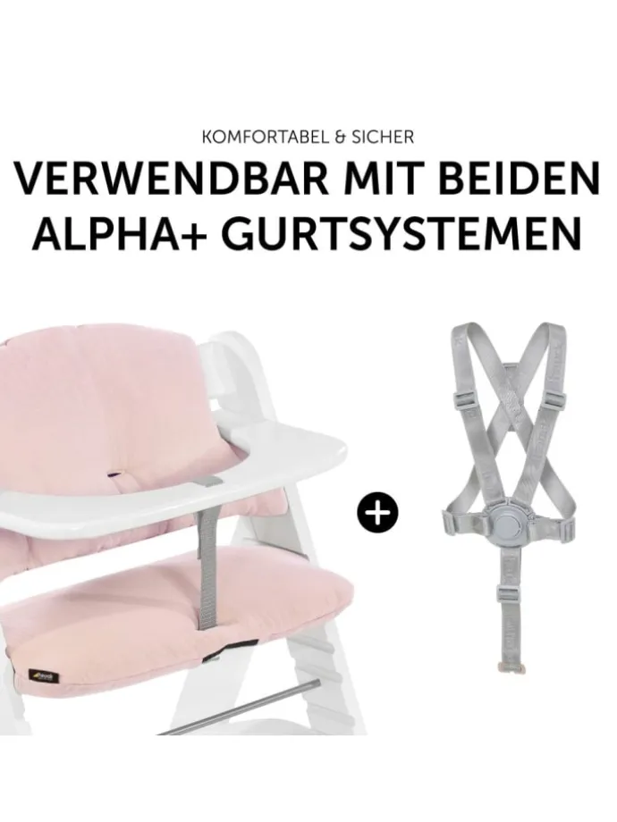 Sitzkissen / Hochstuhlauflage für Alpha Hochstuhl in rosa