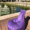 Sitzsack in Lila - (B)60 x (H)70 x (T)30 cm