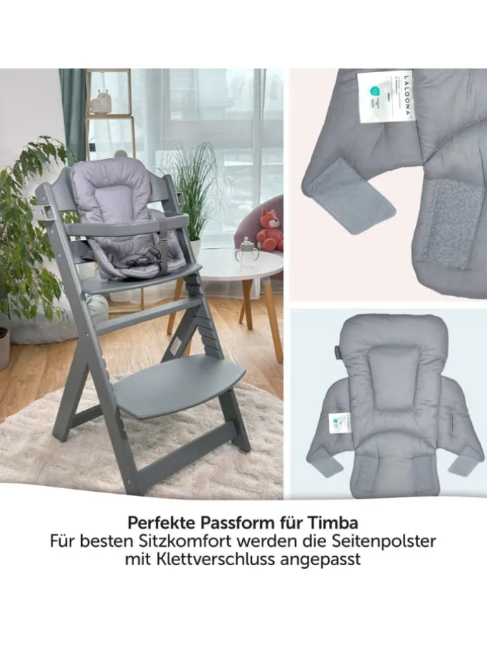 Sitzverkleinerer für bebeconfort Timba Hochstuhl in grau