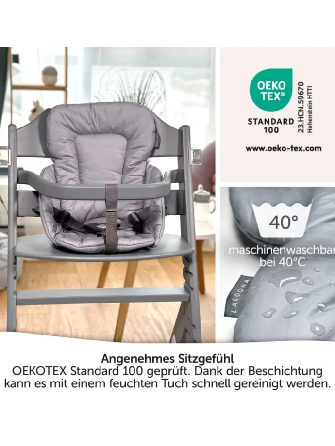 Sitzverkleinerer für bebeconfort Timba Hochstuhl in grau