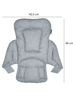 Sitzverkleinerer für Hauck Alpha Hochstuhl in grau