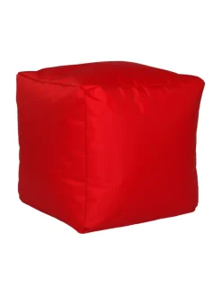 Sitzwürfel Nylon rot 40/40/40 cm in Rot