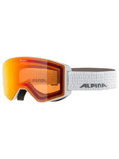 Ski-/ Snowboardbrille "Narkoja-Q-Lite" in Weiß/ Orange