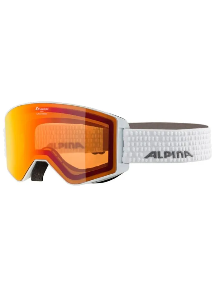 Ski-/ Snowboardbrille "Narkoja-Q-Lite" in Weiß/ Orange