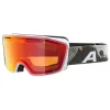 Ski-/ Snowboardbrille "Nendaz" in Schwarz/ Weiß/ Orange