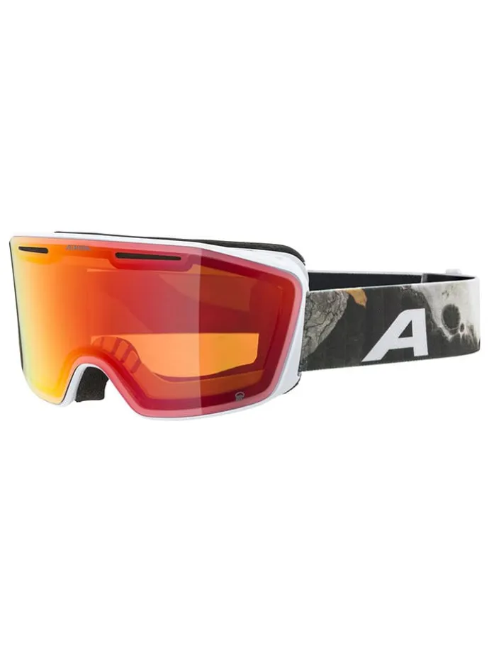 Ski-/ Snowboardbrille "Nendaz" in Schwarz/ Weiß/ Orange