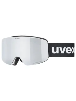 Ski-/ Snowboardbrille "Pwdr FM" in Silber/ Schwarz