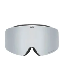 Ski-/ Snowboardbrille "Pwdr FM" in Silber/ Schwarz