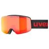 Ski-/ Snowboardbrille "Pwdr FM" in Orange/ Schwarz