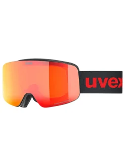 Ski-/ Snowboardbrille "Pwdr FM" in Orange/ Schwarz