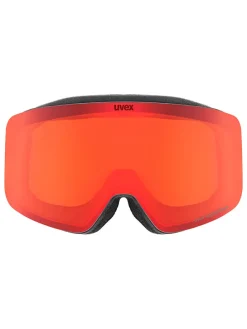 Ski-/ Snowboardbrille "Pwdr FM" in Orange/ Schwarz