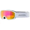 Ski-/ Snowboardbrille "Scarabeo JR" in Weiß/ Pink