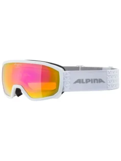 Ski-/ Snowboardbrille "Scarabeo JR" in Weiß/ Pink