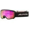 Ski-/ Snowboardbrille "Scarabeo JR" in Schwarz/ Rosa