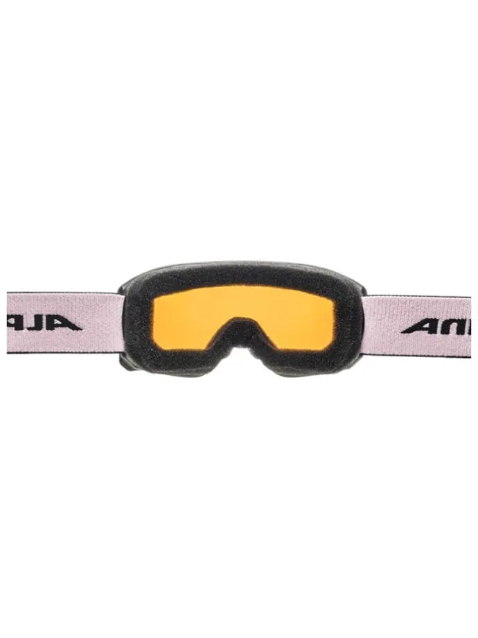 Ski-/ Snowboardbrille "Scarabeo JR" in Schwarz/ Rosa