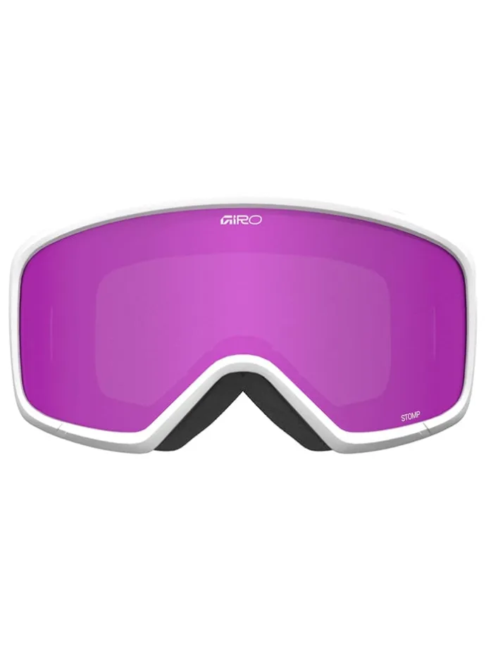 Ski-/ Snowboardbrille "Stomp" in Weiß/ Lila