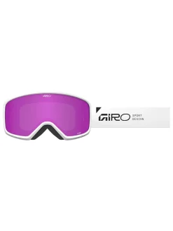Ski-/ Snowboardbrille "Stomp" in Weiß/ Lila