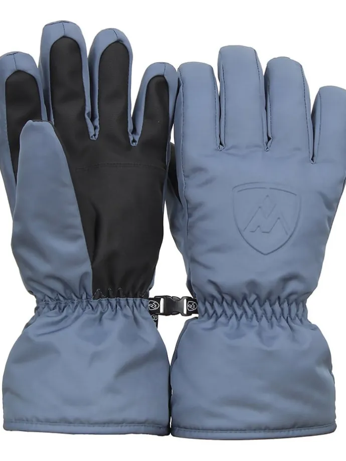 Ski-/ Snowboardfingerhandschuhe "Monster" in Blau/ Blau