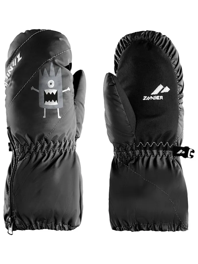 Ski-/ Snowboardfäustlinge "Monster.STX" in Schwarz