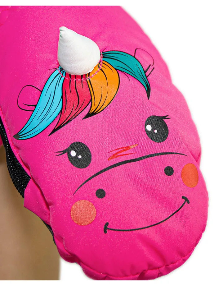 Ski-/ Snowboardfäustlinge "Sweety Mitten" in Pink/ Schwarz