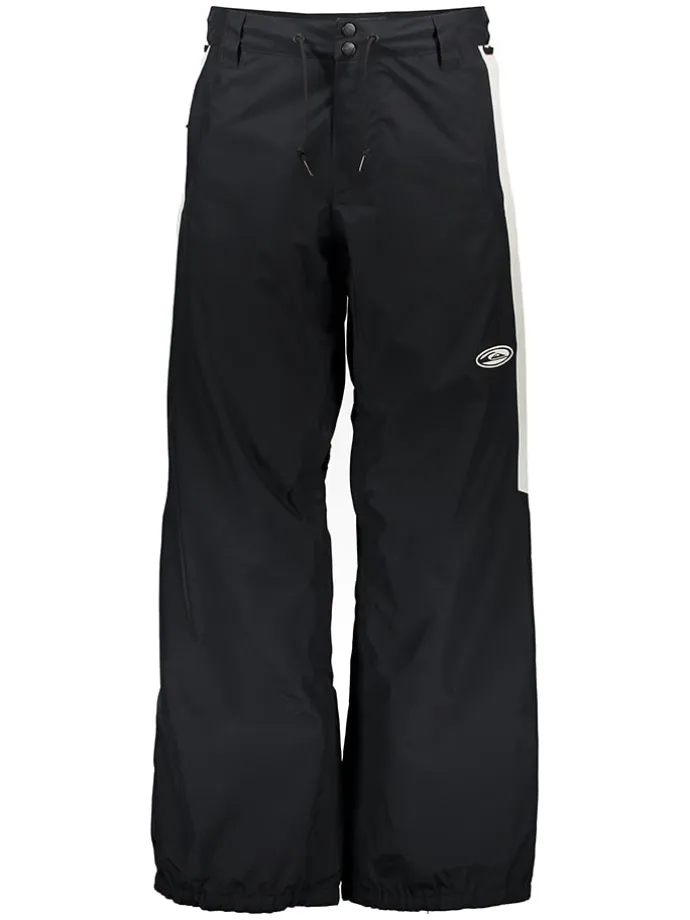 Ski-/ Snowboardhose "High Altitude" in Schwarz/ Weiß