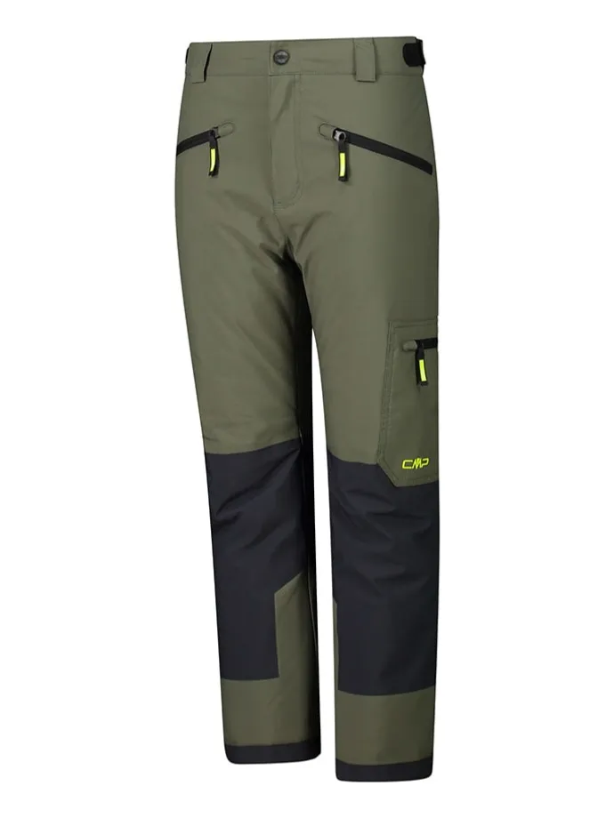 Ski-/ Snowboardhose in Khaki/ Schwarz