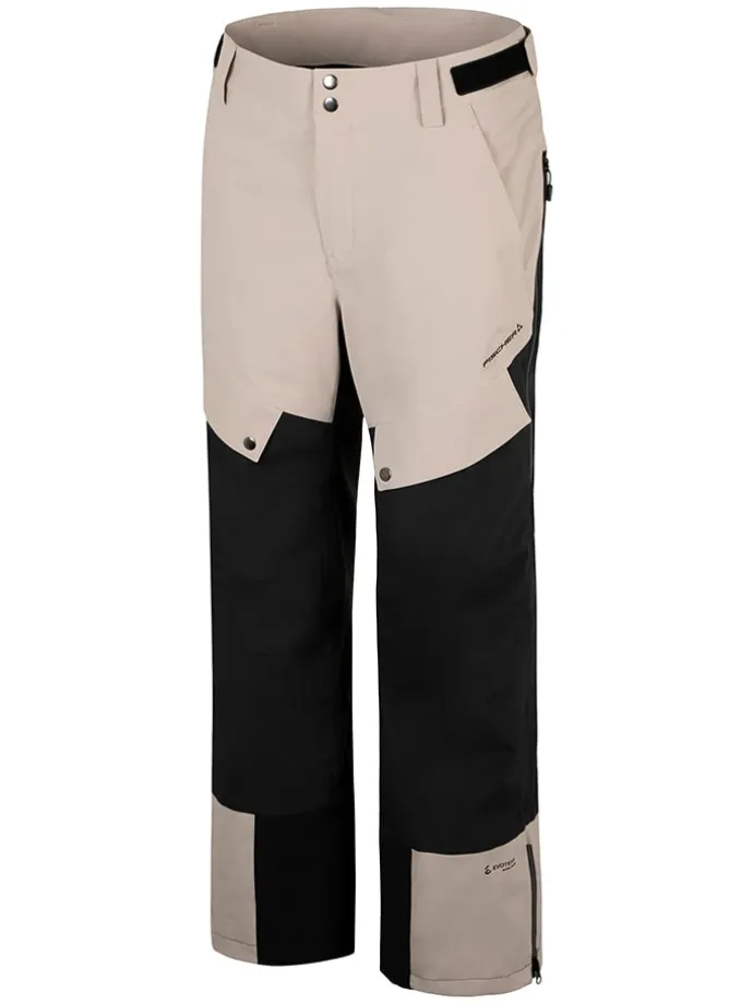 Ski-/ Snowboardhose "Ranger" in Beige/ Schwarz