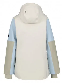 Ski-/ Snowboardjacke "Calio" in Creme/ Grau/ Hellblau