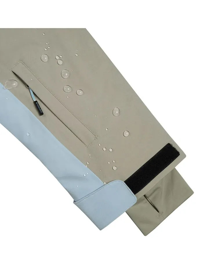 Ski-/ Snowboardjacke "Calio" in Creme/ Grau/ Hellblau