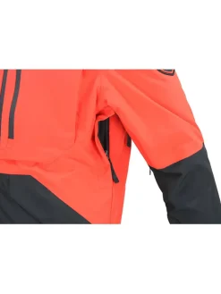 Ski-/ Snowboardjacke "Cesna" in Orange/ Schwarz