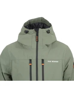 Ski-/ Snowboardjacke "Cesna" in Khaki/ Schwarz