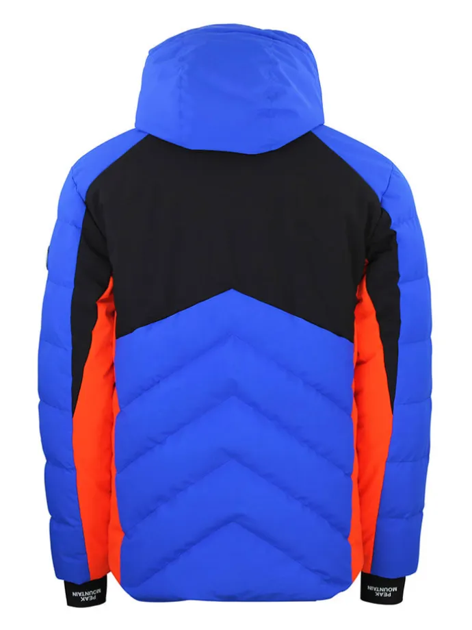 Ski-/ Snowboardjacke "Chalet" in Blau/ Orange