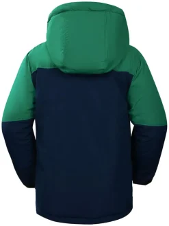 Ski-/ Snowboardjacke "Decker" in Dunkelblau/ Grün