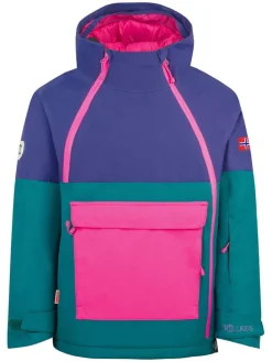 Ski-/ Snowboardjacke "Eikedalen" in Lila/ Petrol