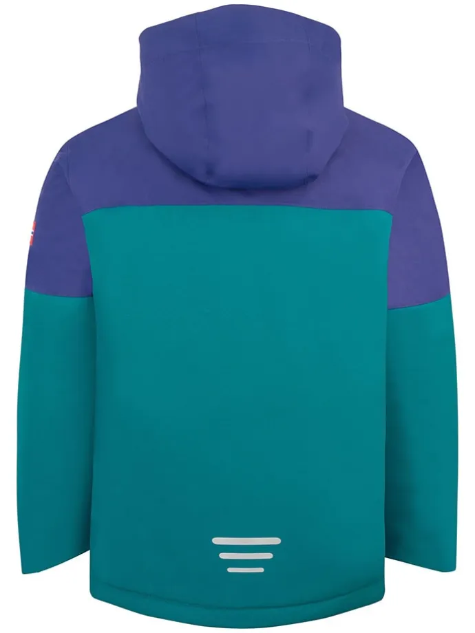 Ski-/ Snowboardjacke "Eikedalen" in Lila/ Petrol
