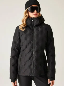 Ski-/ Snowboardjacke "Enfold" in Schwarz
