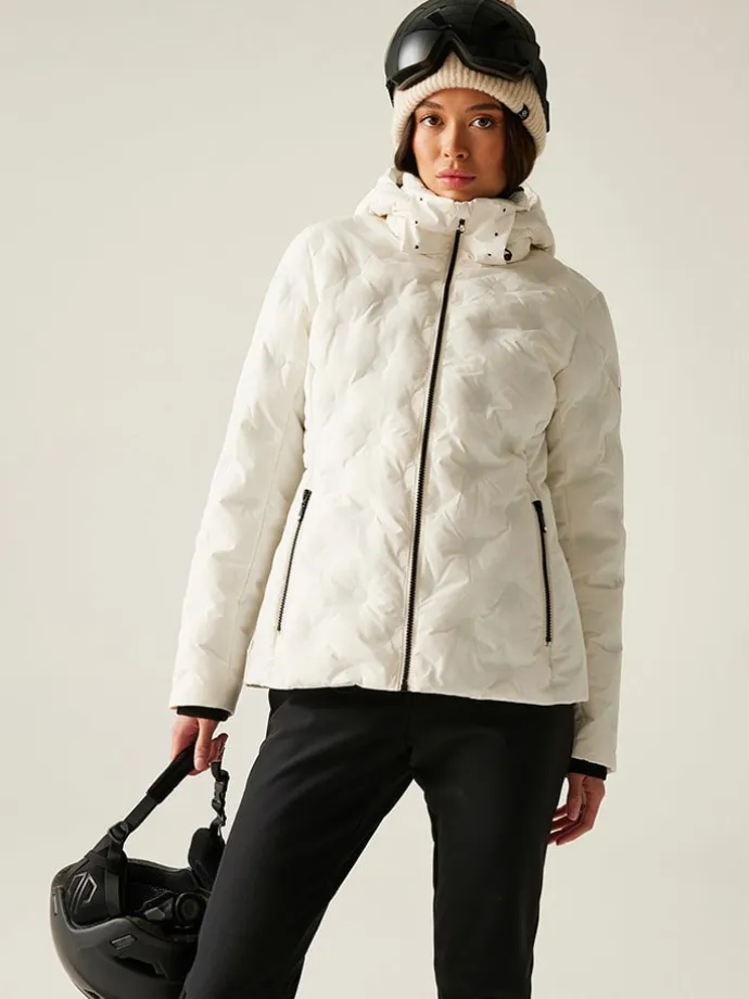 Ski-/ Snowboardjacke "Enfold" in Weiß