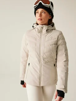 Ski-/ Snowboardjacke "Gliding" in Creme