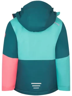 Ski-/ Snowboardjacke "Hallingdal" in Türkis/ Koralle