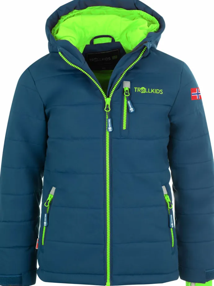 Ski-/ Snowboardjacke "Hemsedal XT" in Dunkelblau/ Grün