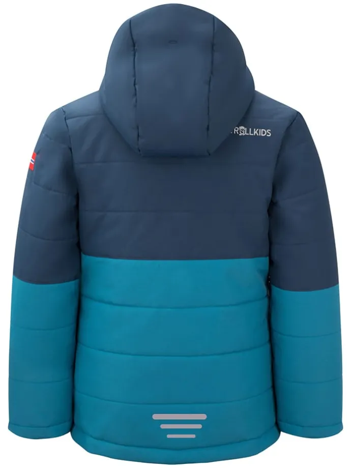 Ski-/ Snowboardjacke "Hemsedal" in Dunkelblau/ Türkis