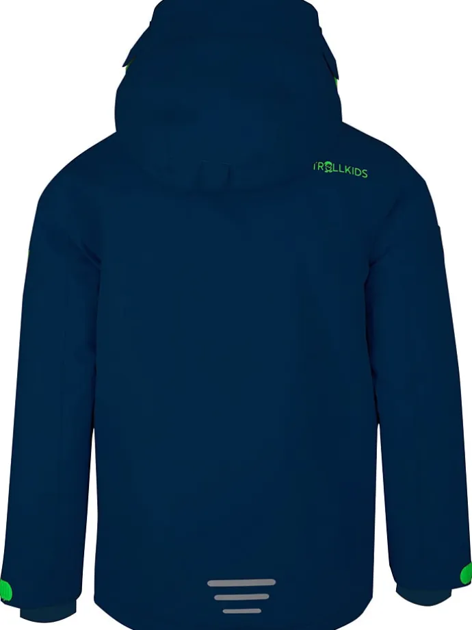Ski-/ Snowboardjacke "Holmenkollen Pro" in Dunkelblau/ Grün