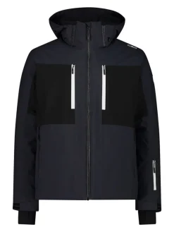 Ski-/ Snowboardjacke in Anthrazit/ Schwarz