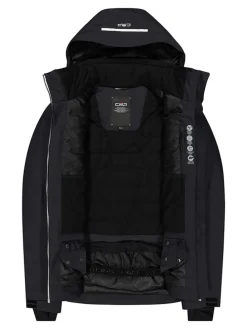 Ski-/ Snowboardjacke in Anthrazit/ Schwarz