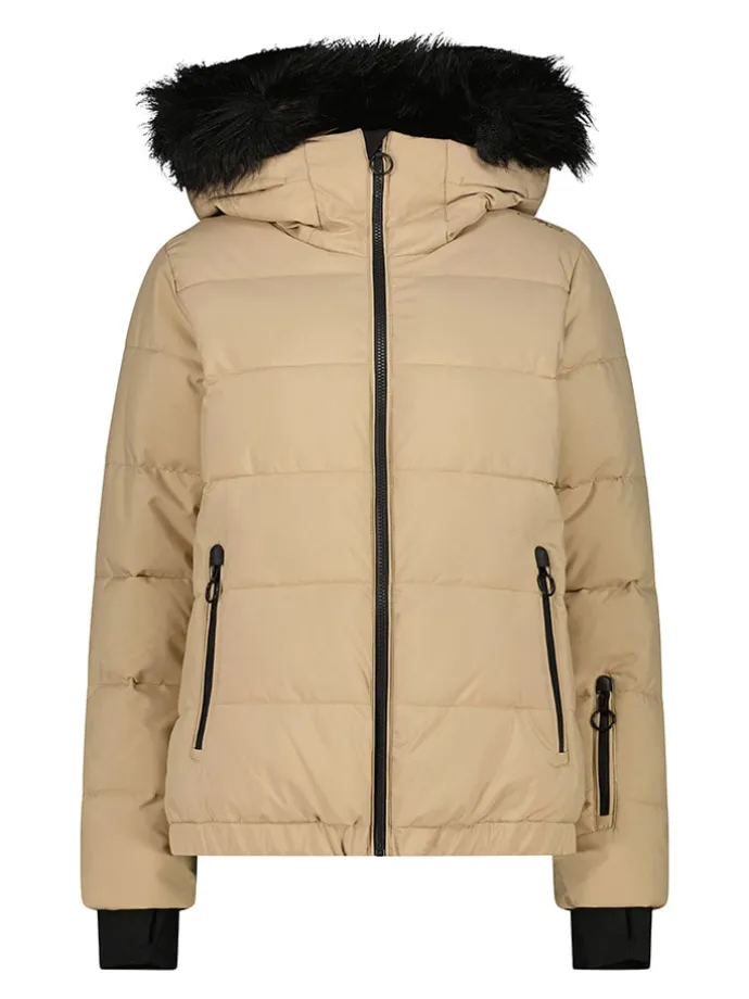 Ski-/ Snowboardjacke in Beige